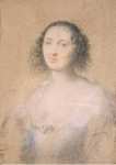 Mellan Claude Portrait of a Young Woman  - Hermitage